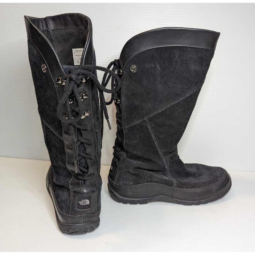 The North Face Black Primaloft Suede Boots Women's Size 6